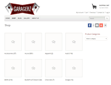 Tablet Screenshot of garagerz.com